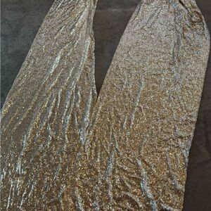 Sparkling Gold Sequin Fabric